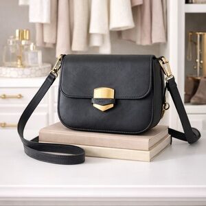 Fossil Lennox bag Black Leather Crossbody Bag